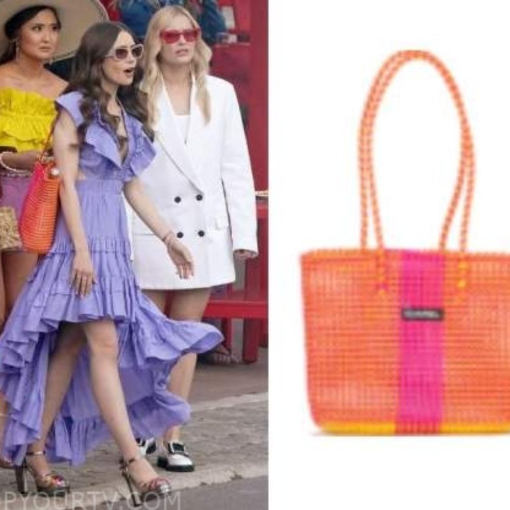 Emily in Paris Season 2  Carel Paris Scoubidou Tote Bag Lily Collins
